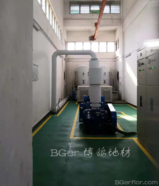 電廠車間 電廠控制室 水務廠車間 機房 地面處理 工業(yè)耐磨型地板